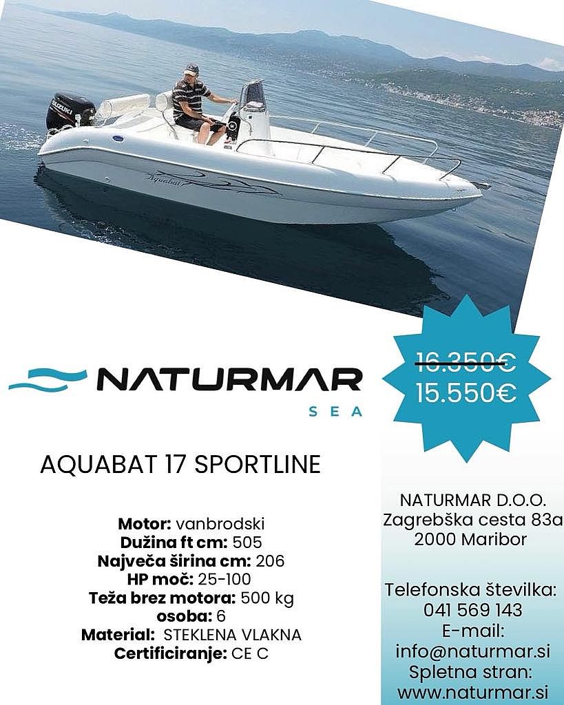 Aquabat SPORT LINE 17 - 2023 - for sale: 15550.-EUR