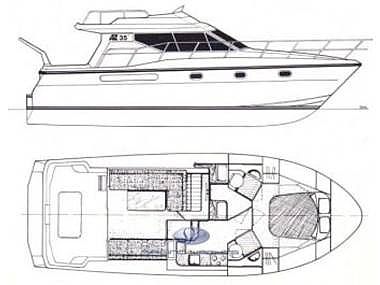 Azimut 35 Fly - 1986 - for sale: 39000.-EUR
