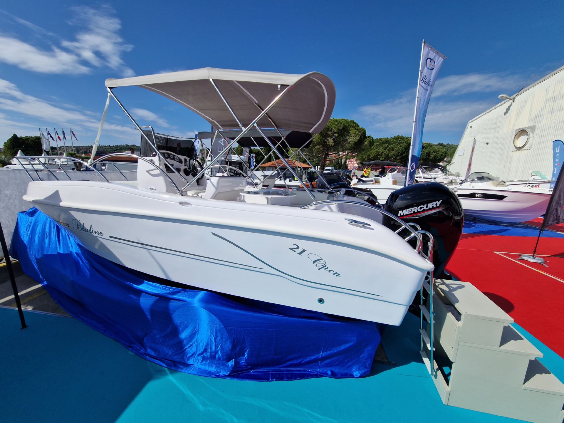 BLULINE 21 OPEN + Mercury 150 -  Akcijska cena - 2024