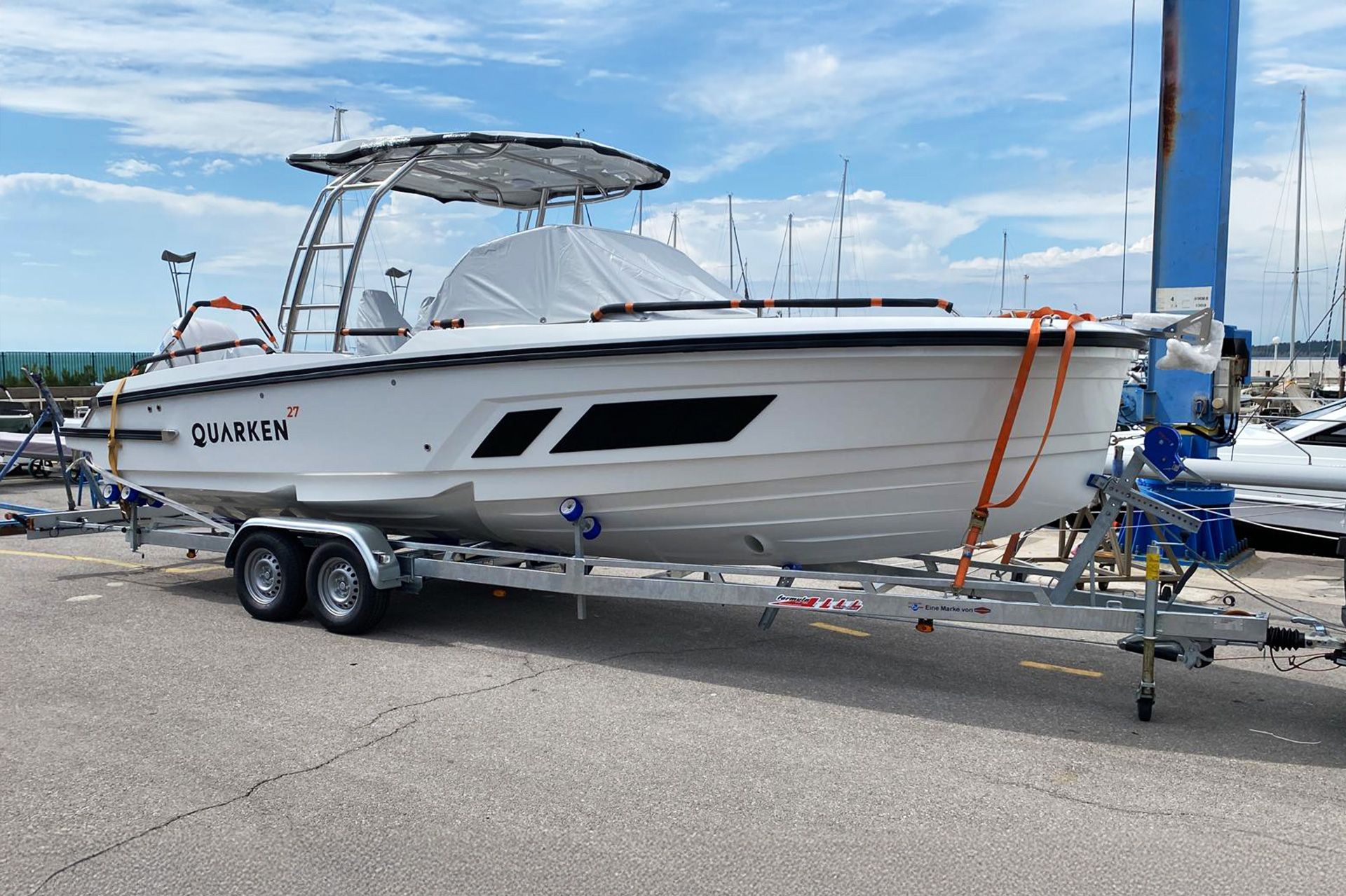 Quarken 27 T-Top   Prikolica - Samo 50 delovnih ur - 2024