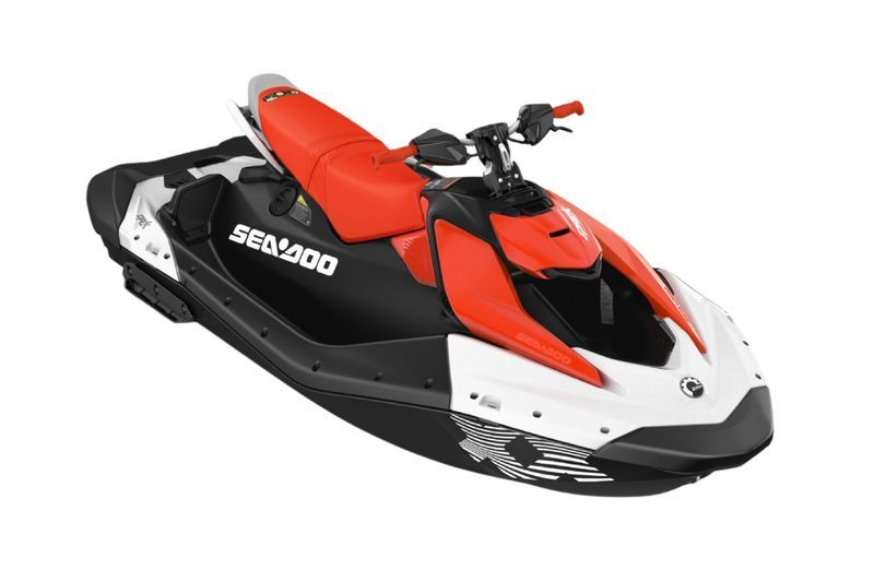 SeaDoo SEA DOO - SPARK 3UP TRIXX 90 - White  Dragon Red - 2025