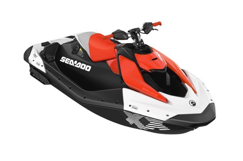 SeaDoo SEA DOO - SPARK 1UP TRIXX 90 - White  Dragon Red - 2025
