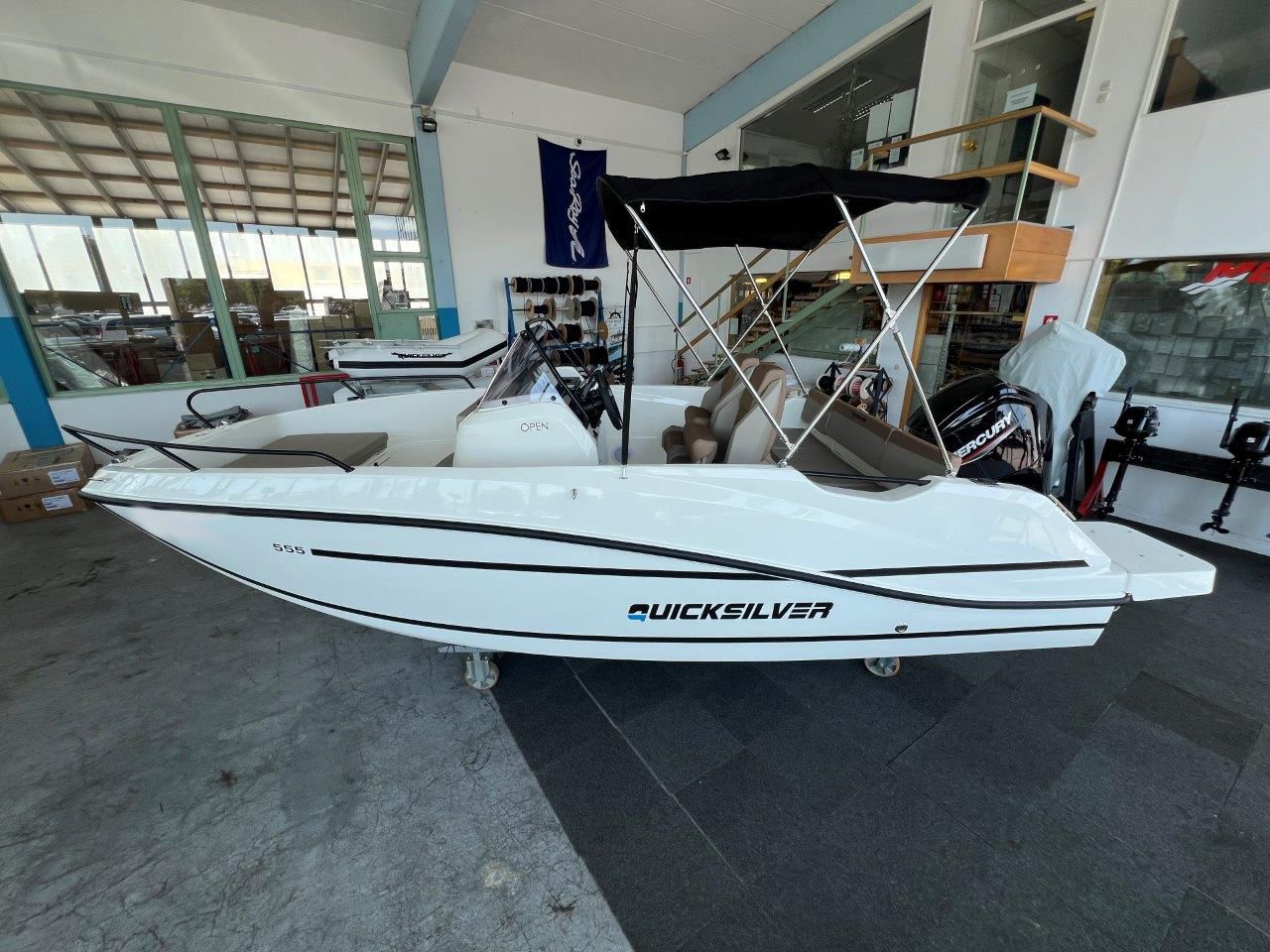 Quicksilver 555 Open   Mercury F... - 2025 - for sale: 36300.-EUR