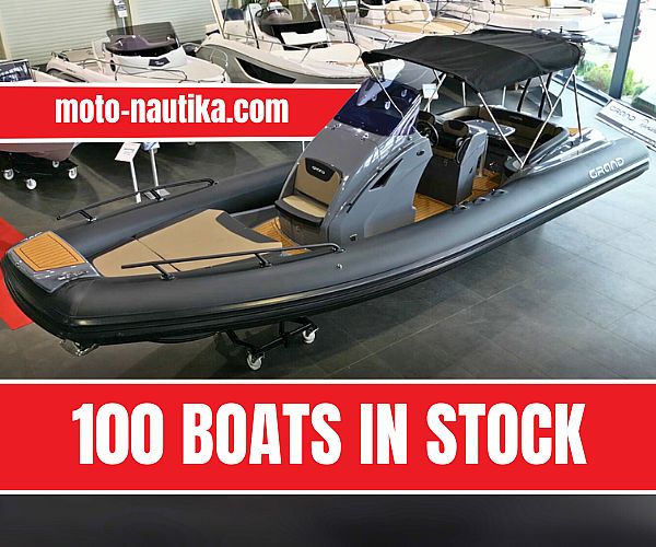 Grand Boats G850HGLF Black INOX Carbon NA ZALOGI - 2025