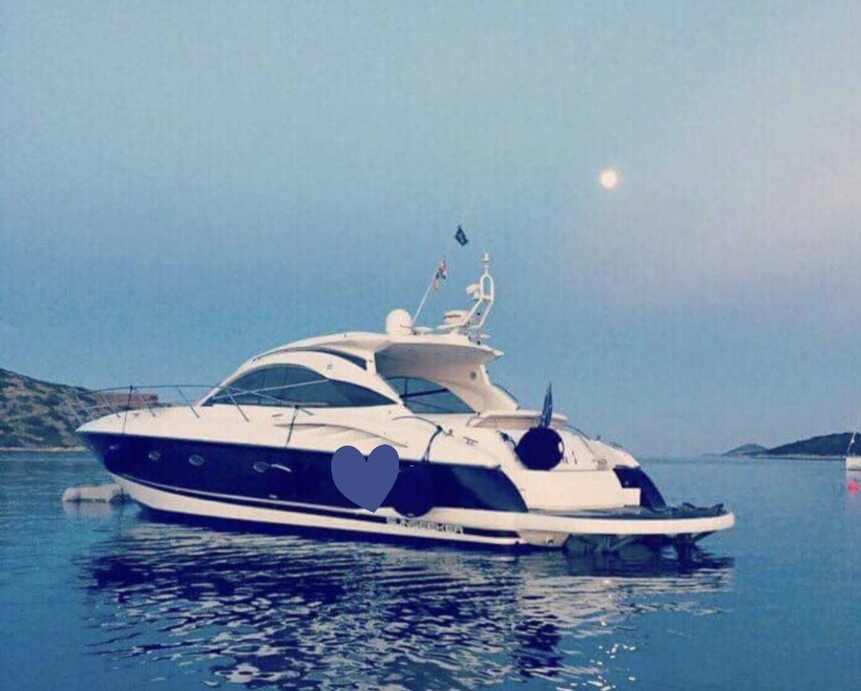 Sunseeker Camargue 50 HARD TOP, cabrio roof - 2001
