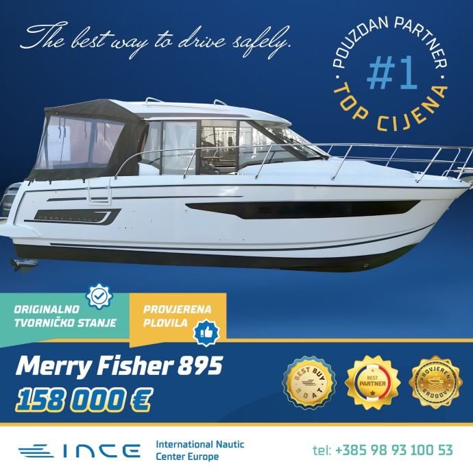 Jeanneau Merry Fisher 895- 2Yamaha 200 - 2022