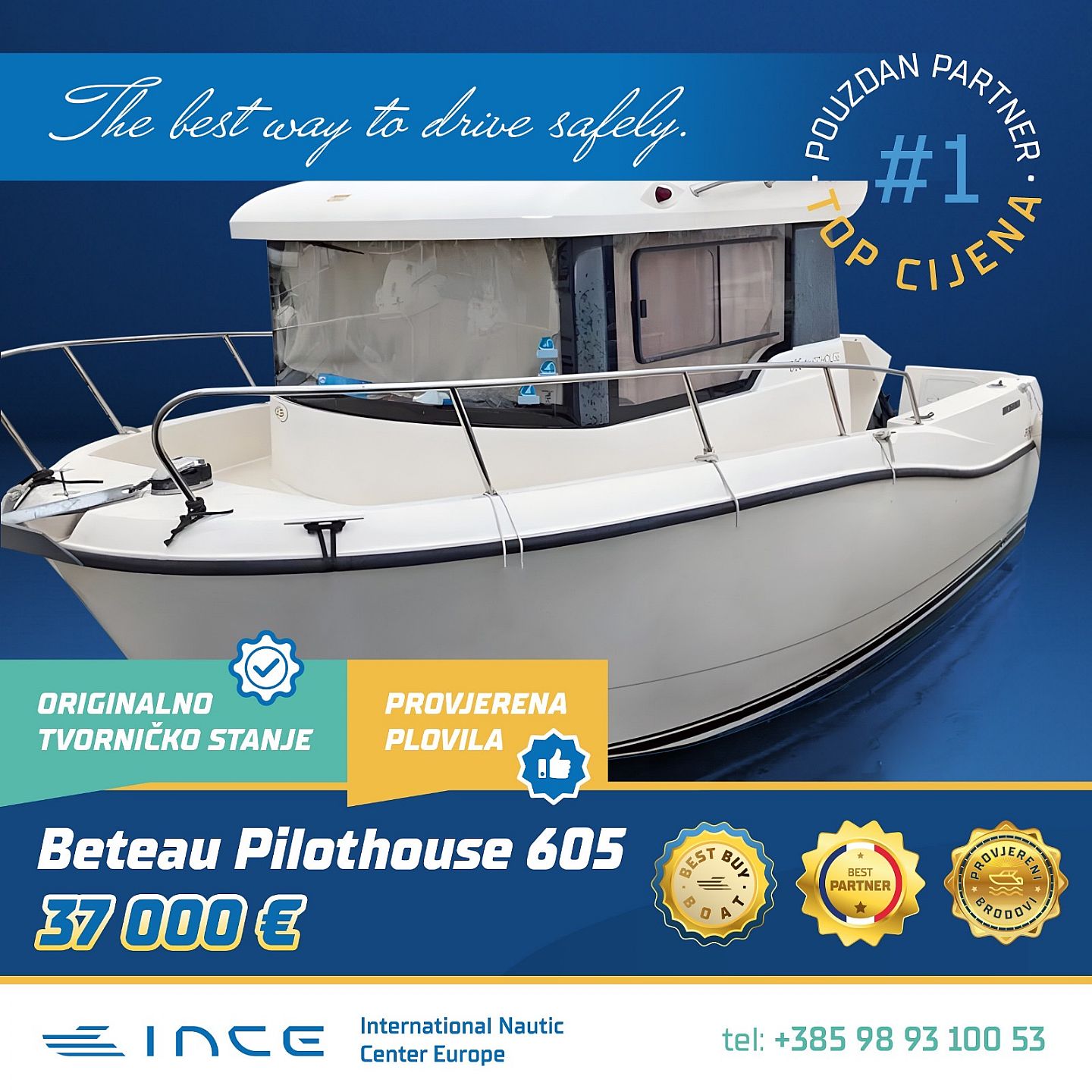 Quicksilver BETEAU PILOTHOUSE 605 - 2017