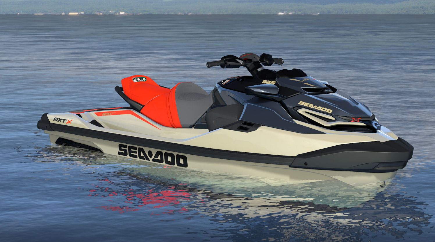 SeaDoo RXT-X RS 325 (Metallic Tan - Lava Red) - 2025
