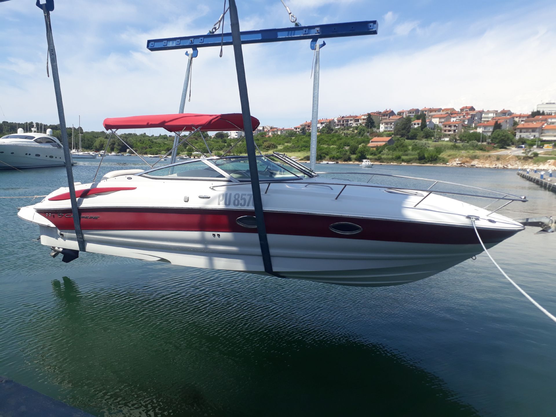 Crownline 275CCR NEW exhaust systems, transom - 2010