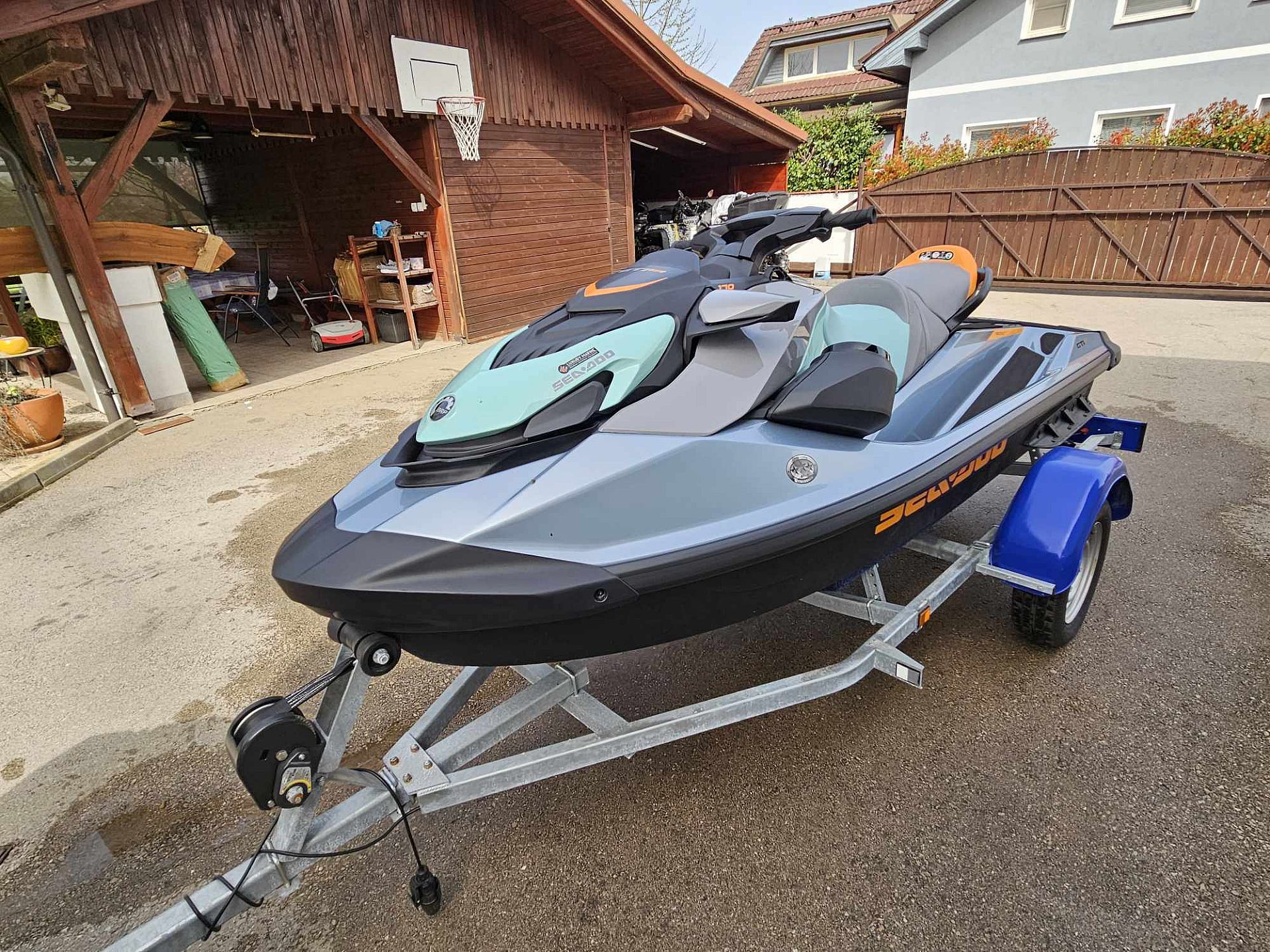 SeaDoo SEA DOO GTI SE 170 iDF+prikolica+prekrivalo - 2024