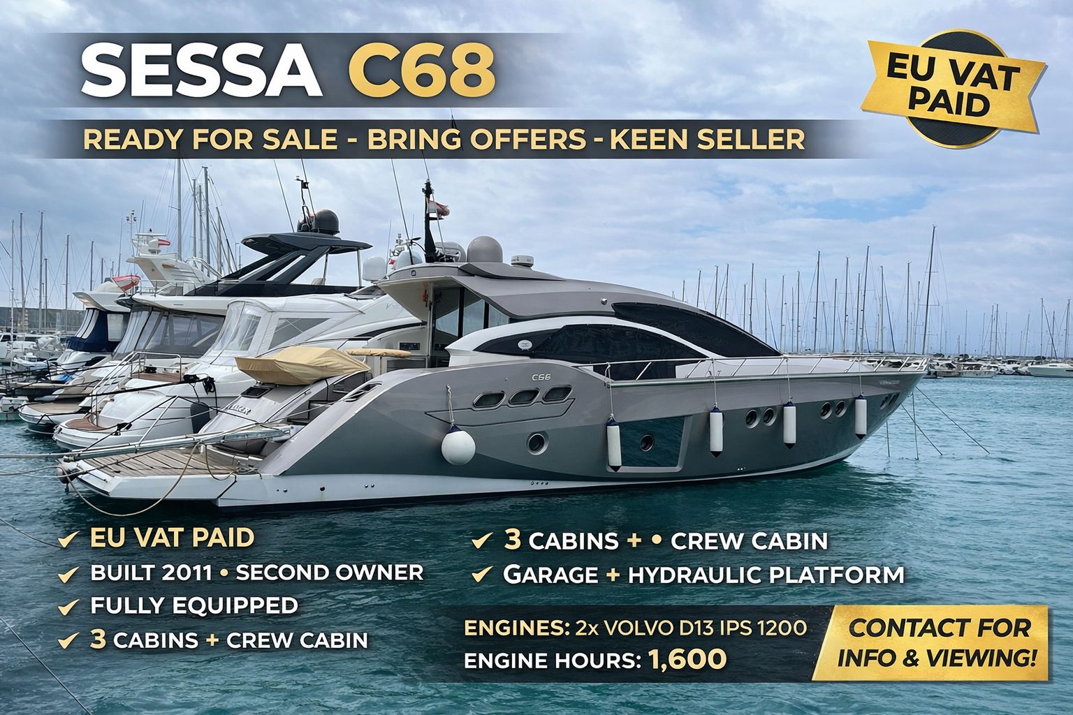 Sessa Marine 68 - 2011