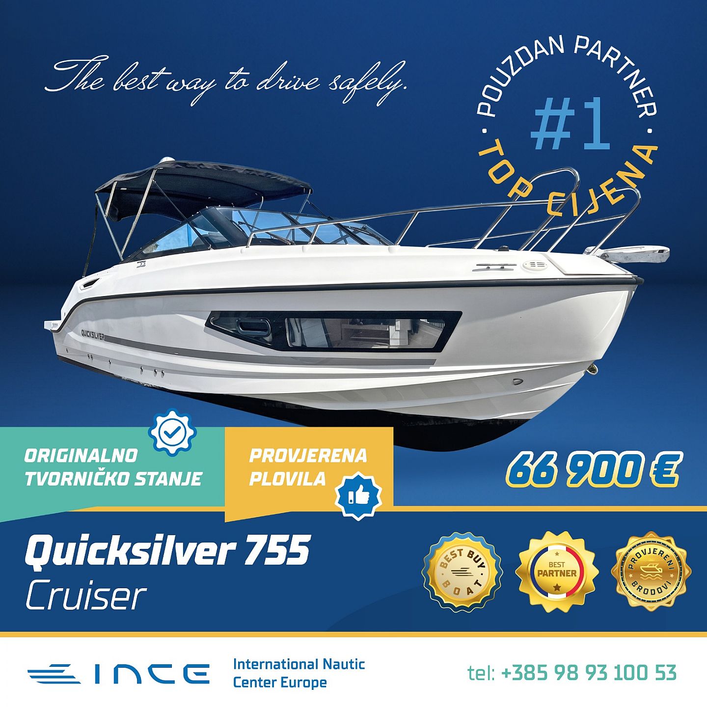 Quicksilver - 755 CRUISER - INCE - 2020