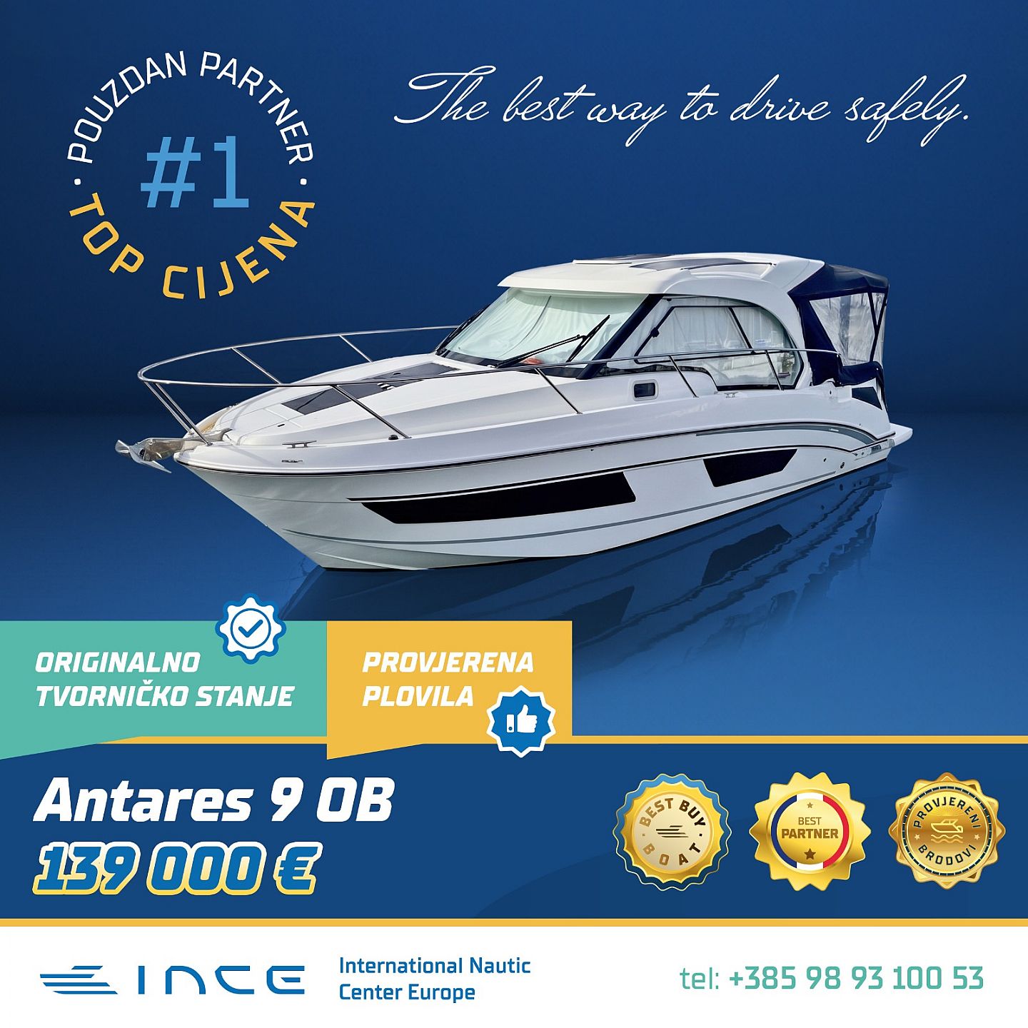 Beneteau ANTARES 9 OB - INCE NOVO - 2022
