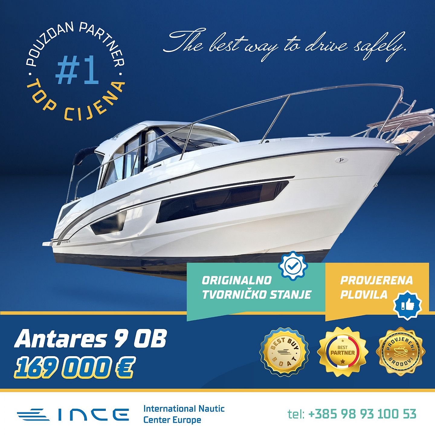 Beneteau ANTARES 9 OB - INCE NOVO - 2021
