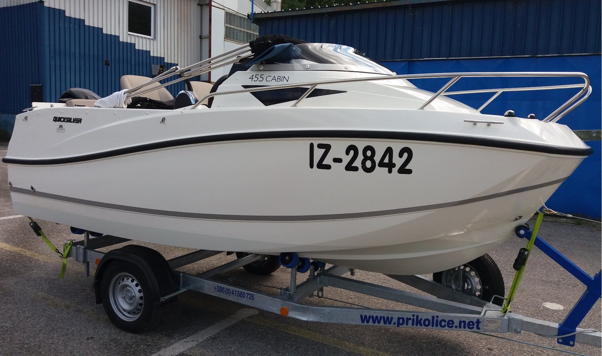 Quicksilver Aktiv 455 cabine - 2016 - for sale: 15800.-EUR