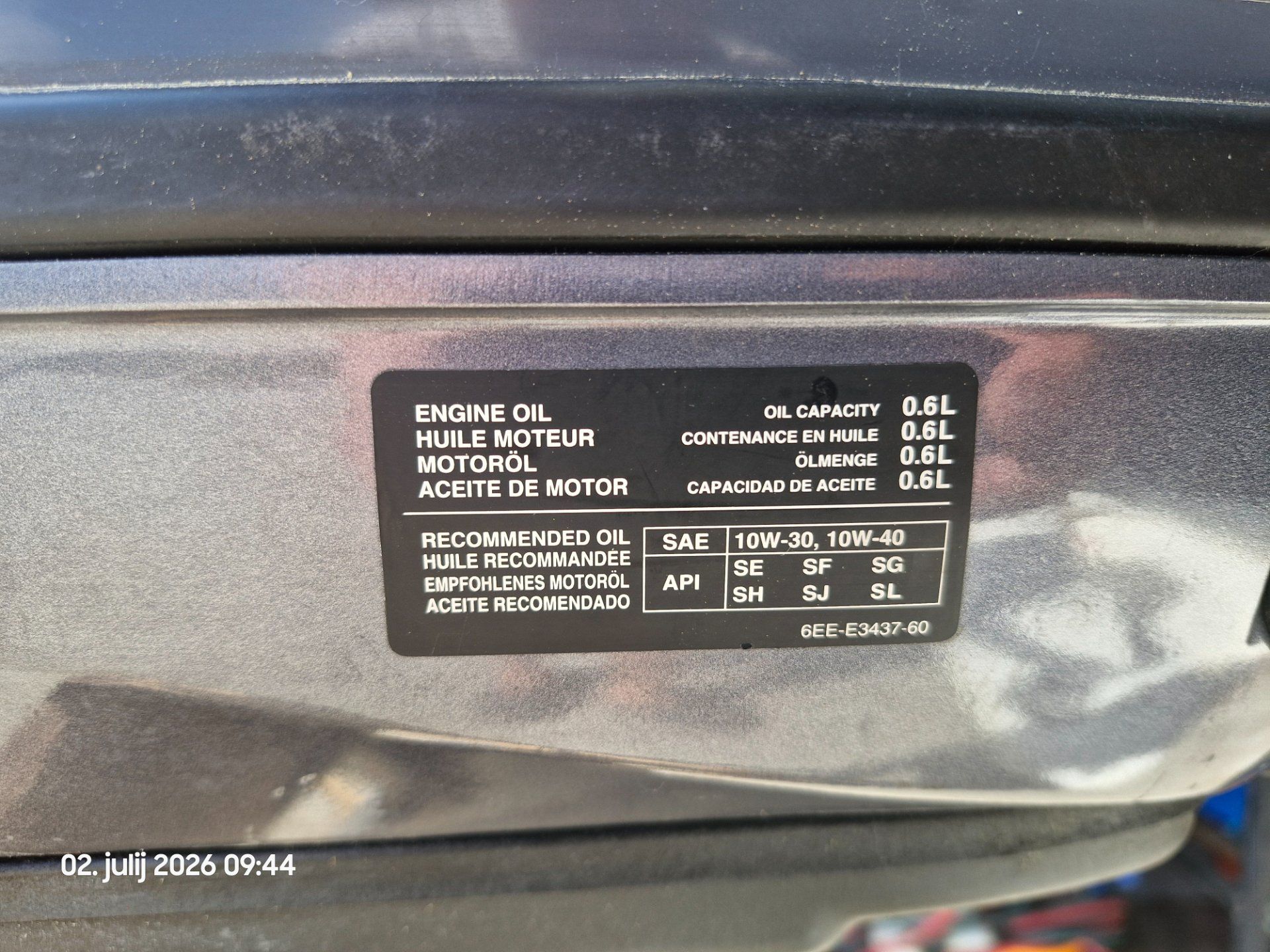 Yamaha F6CMHL-dolga os - 2017