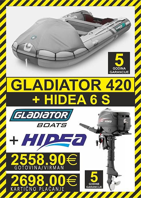 GLADIATOR set 420   motori Hidea - 2025