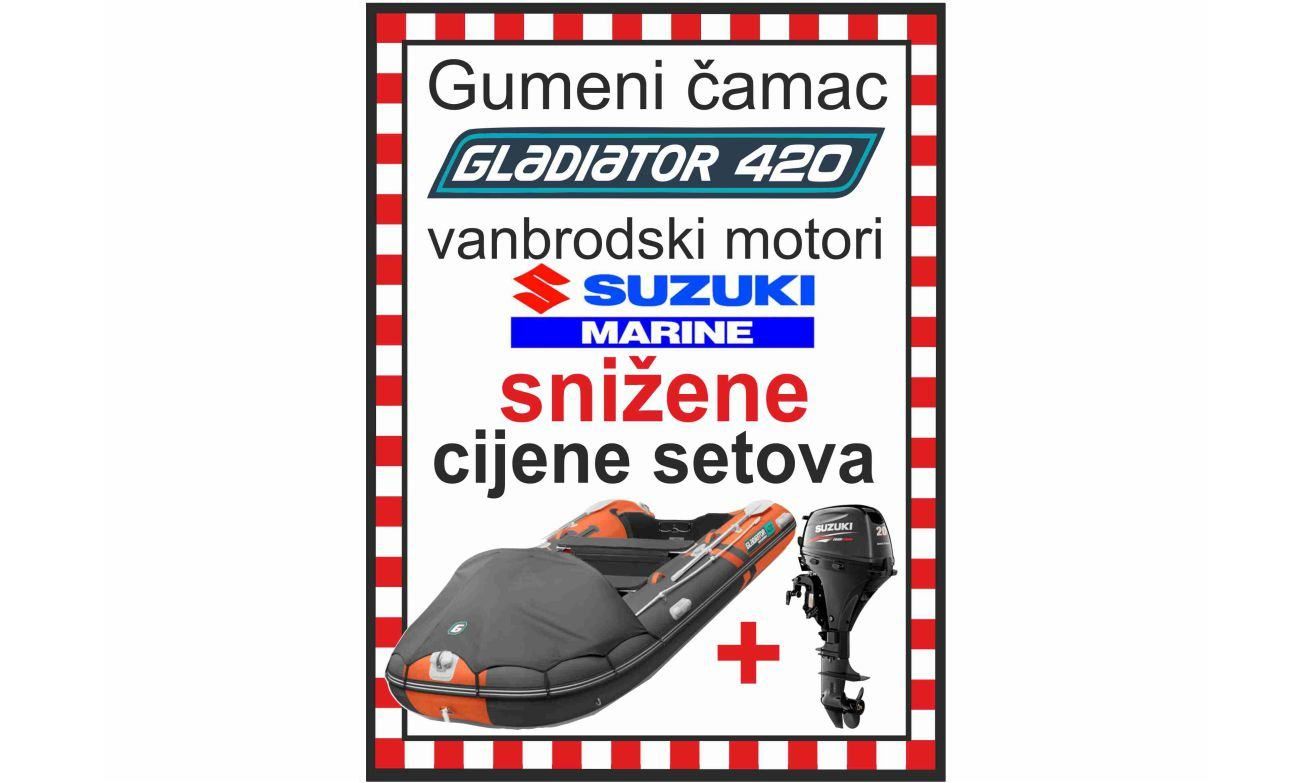 GLADIATOR set 420 + motori Suz... - 2025 - for sale: 2942.-EUR