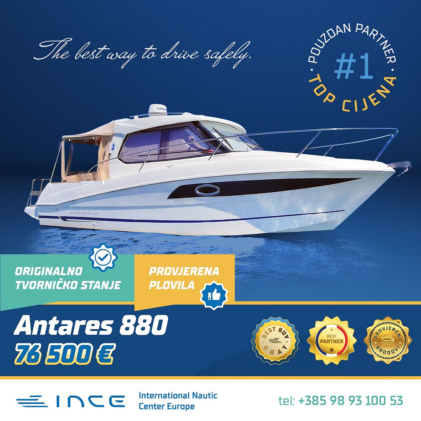 Beneteau ANTARES 880 - INCE N... - 2012 - for sale: 76500.-EUR